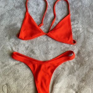 BRAND NEW!! High waisted thong bikini - M